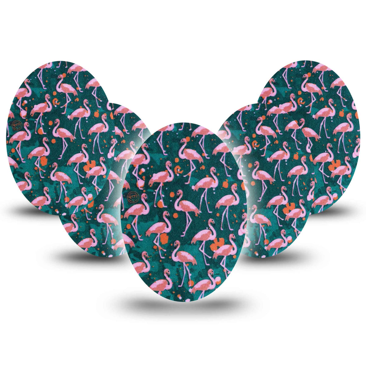 ExpressionMed Flamingos Adhesive Patch Oval