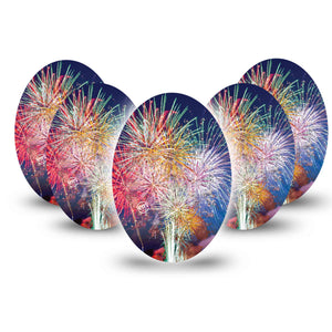ExpressionMed Fireworks Adhesive Patch Oval