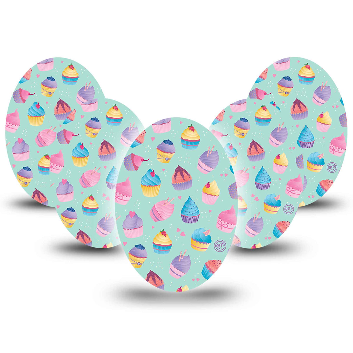 ExpressionMed Cupcake Adhesive Patch Oval