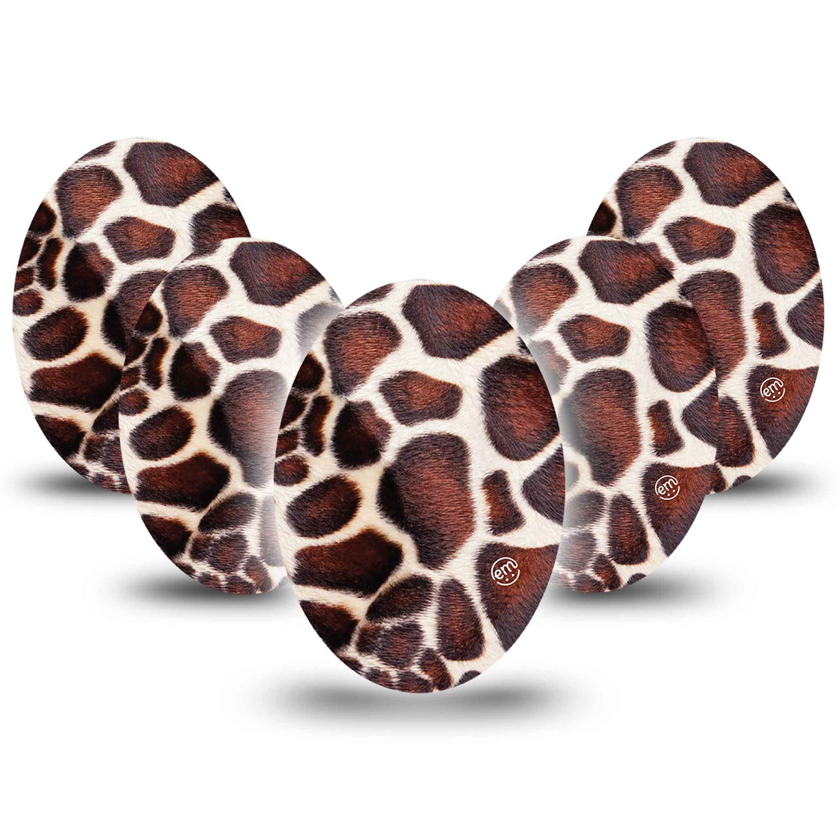 ExpressionMed Giraffe Print Adhesive Patch Oval