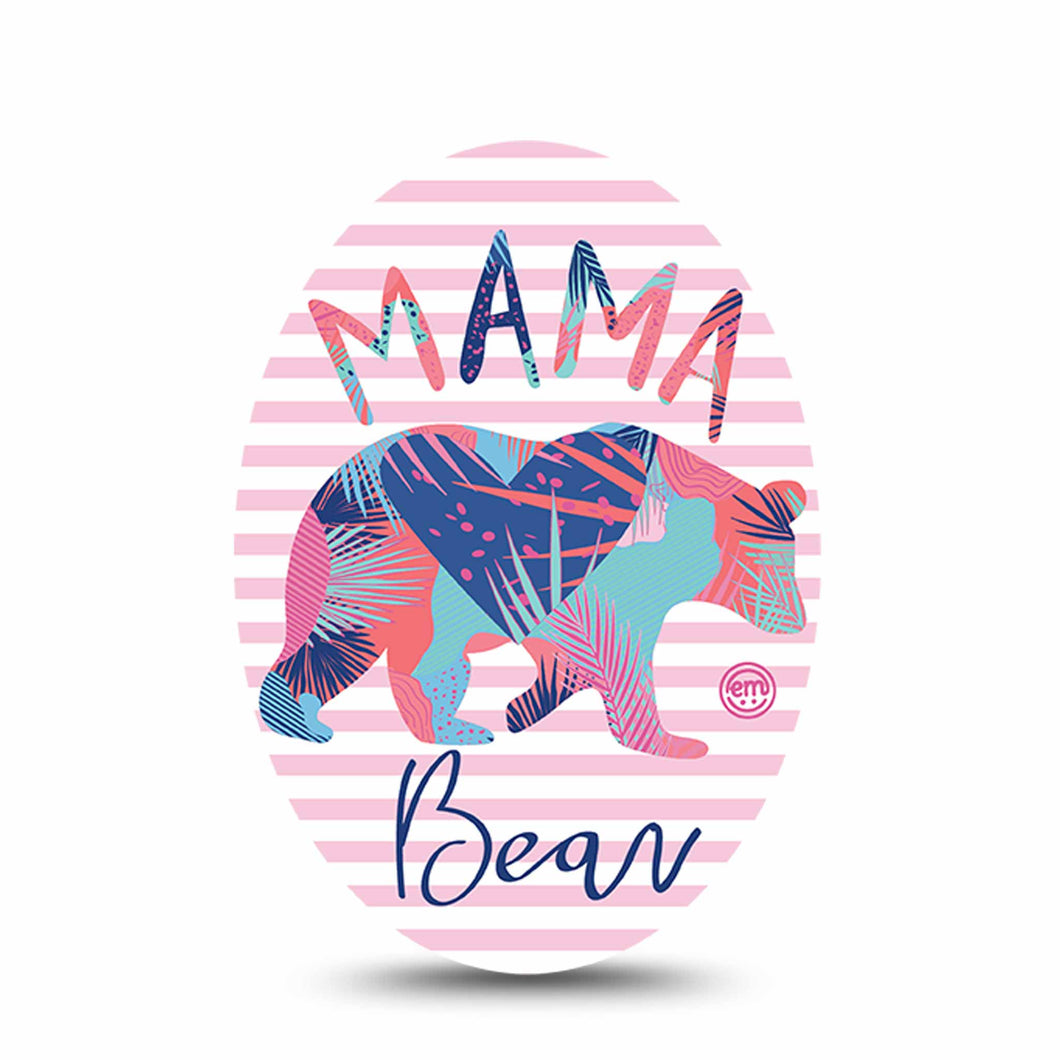 ExpressionMed Mama Bear Adhesive Patch Oval