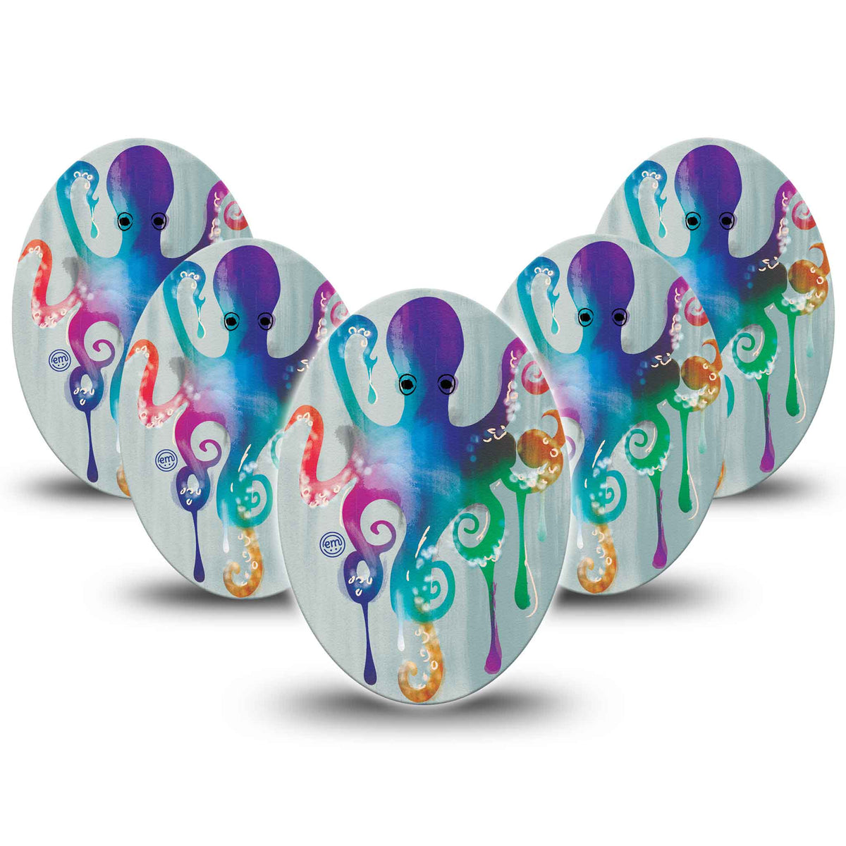 ExpressionMed Octopus Tattoo Adhesive Patch Oval