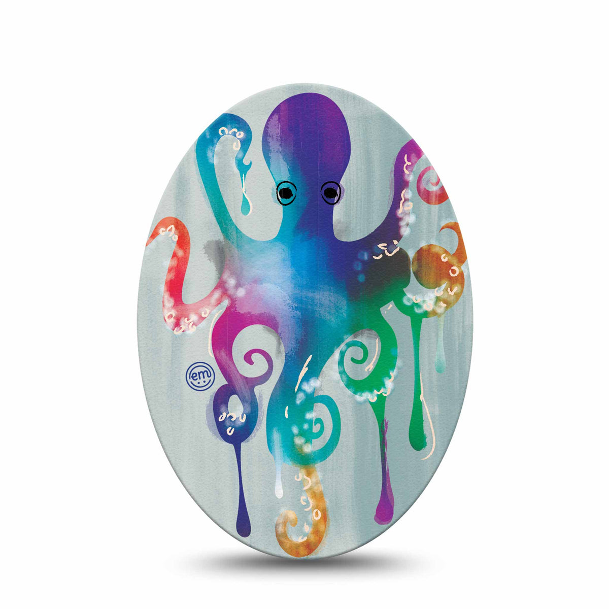ExpressionMed Octopus Tattoo Adhesive Patch Oval