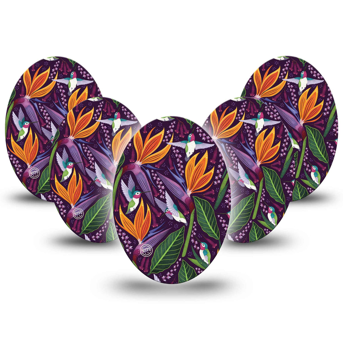 ExpressionMed Hummingbird Adhesive Patch Oval