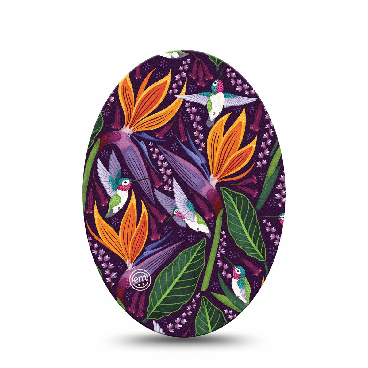 ExpressionMed Hummingbird Adhesive Patch Oval