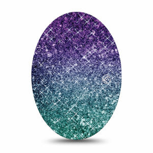 ExpressionMed Glittering Ombre Adhesive Patch Oval