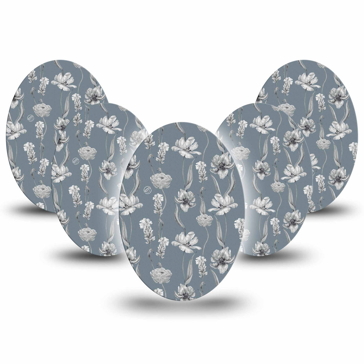 ExpressionMed Muted Petals Adhesive Patch Oval