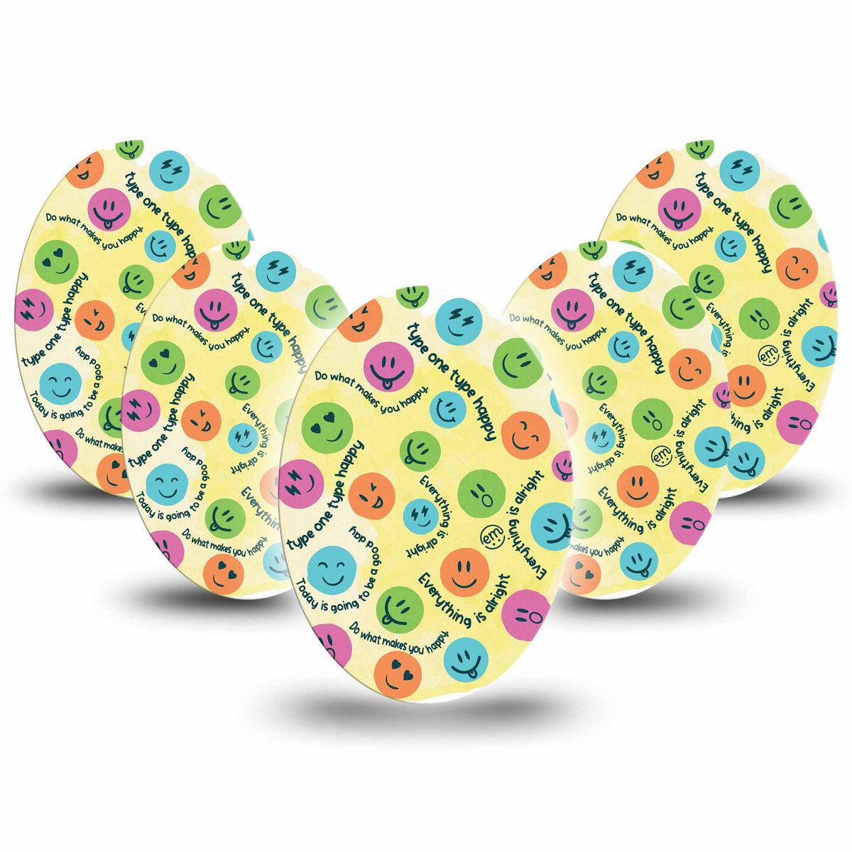 ExpressionMed Smileys Adhesive Patch Oval