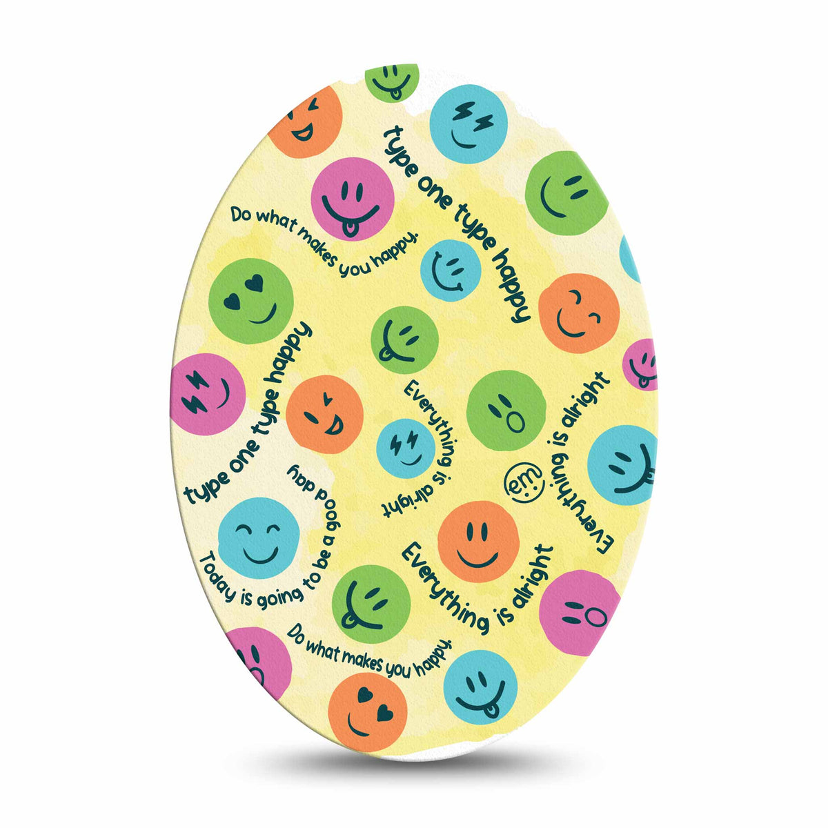 ExpressionMed Smileys Adhesive Patch Oval