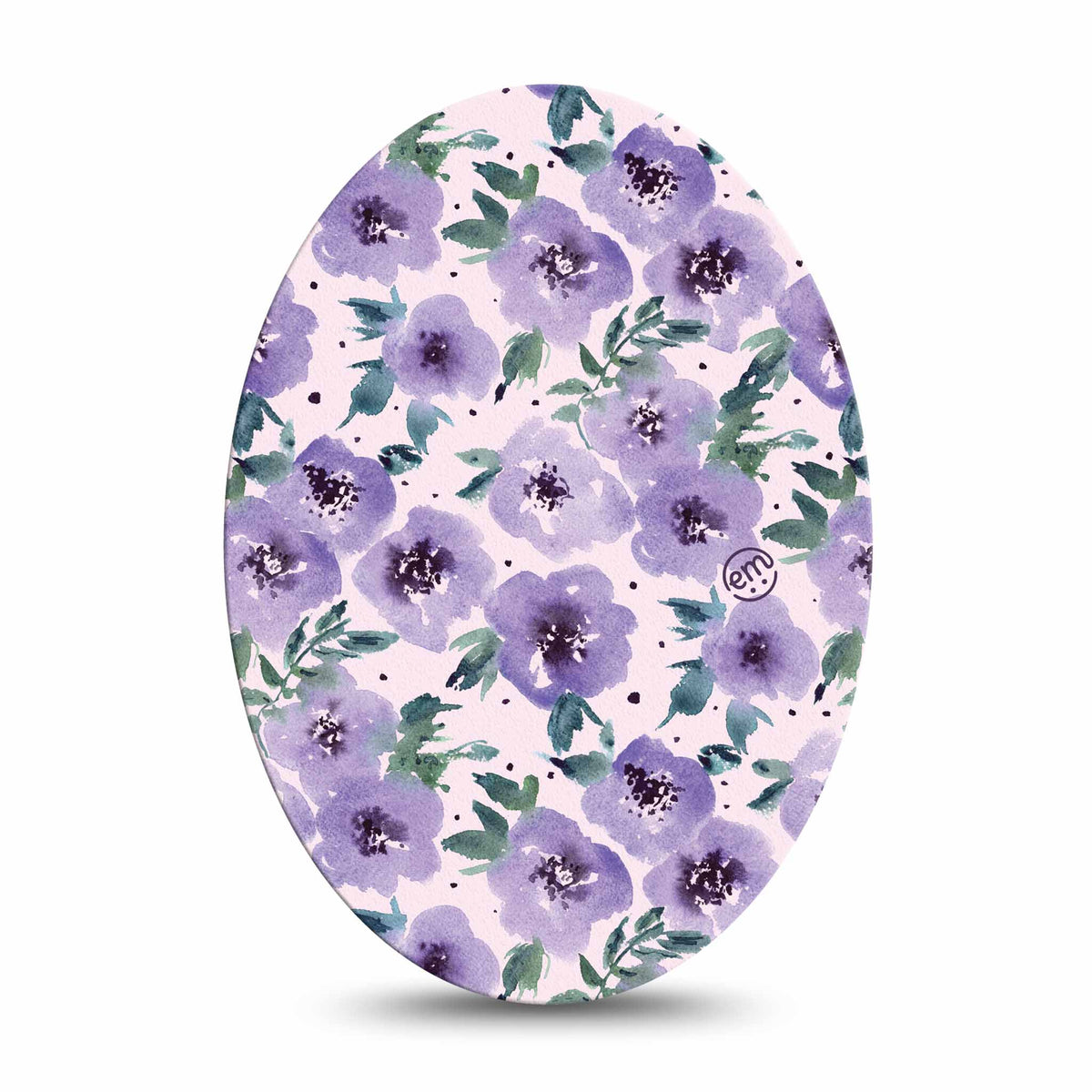 ExpressionMed Flowering Amethyst Adhesive Patch Oval