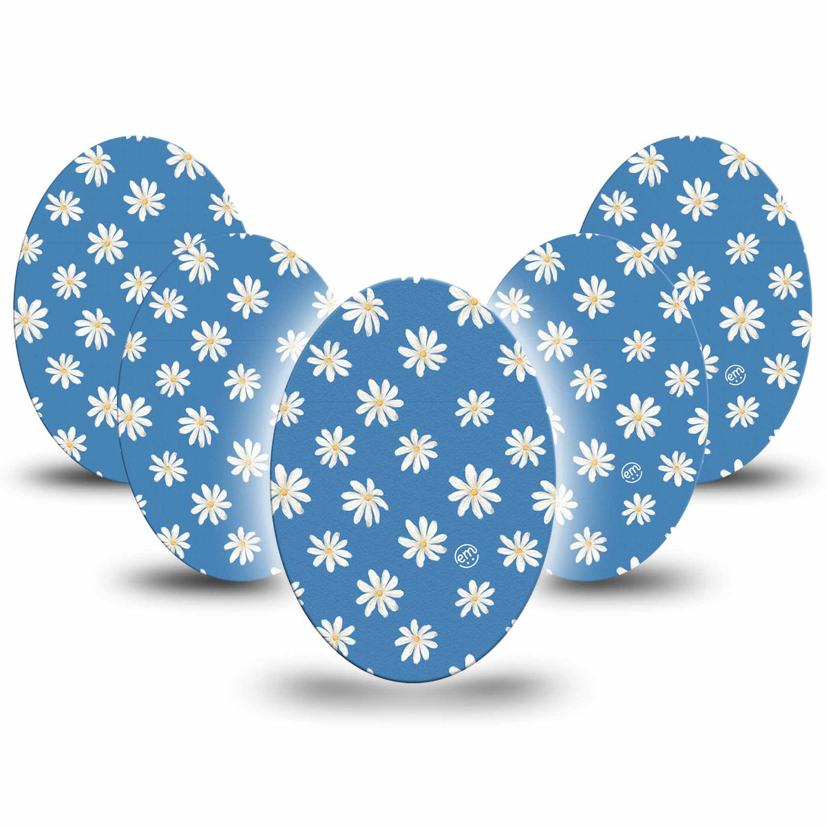 ExpressionMed Painted Daisies Adhesive Patch Oval
