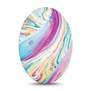 ExpressionMed Shimmering Marble Adhesive Patch Oval