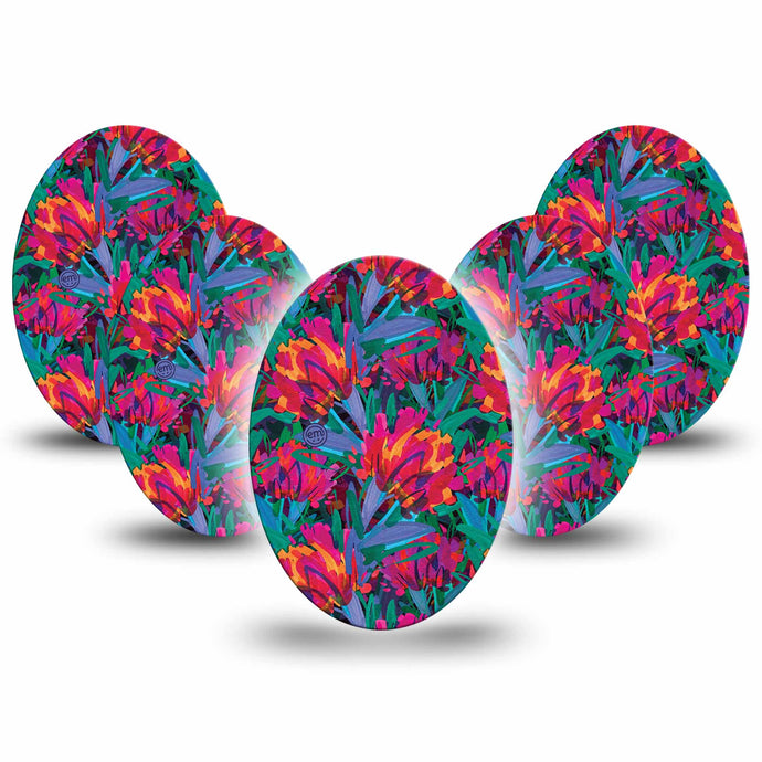 ExpressionMed Bold Petals Adhesive Patch Oval