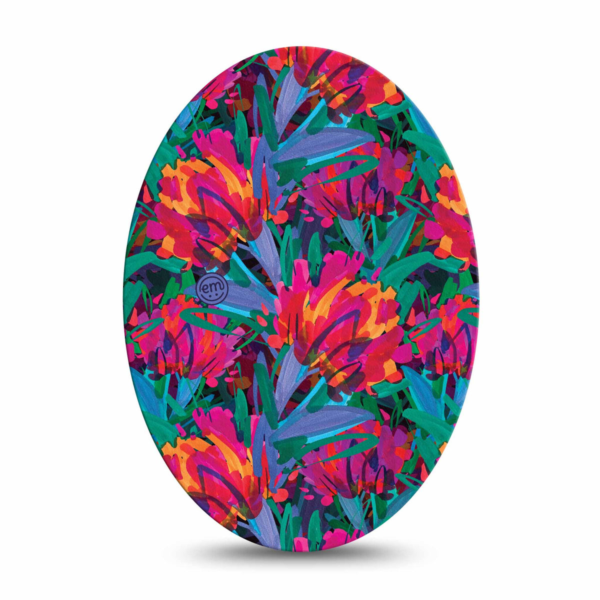 ExpressionMed Bold Petals Adhesive Patch Oval