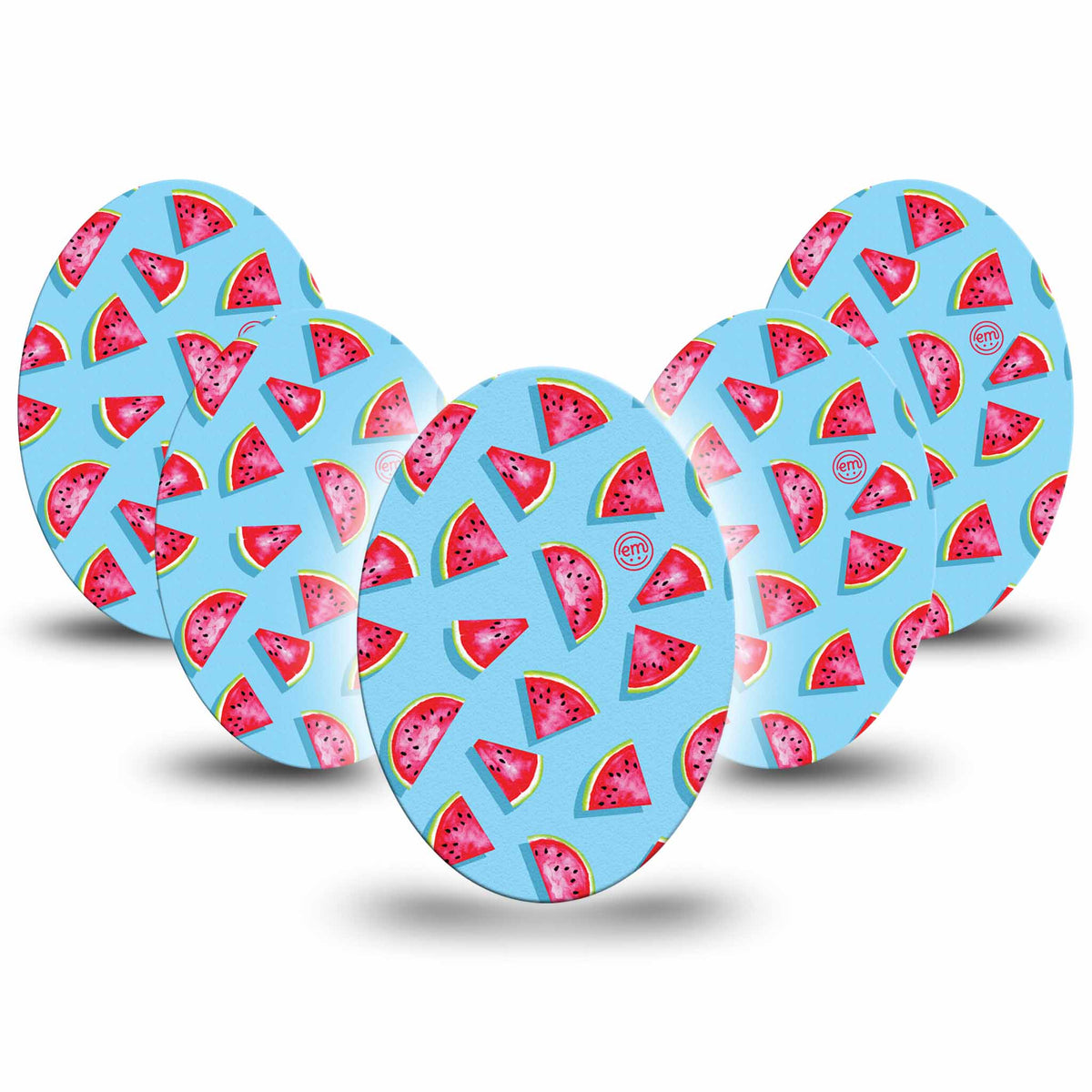 ExpressionMed Watermelon Slices Adhesive Patch Oval