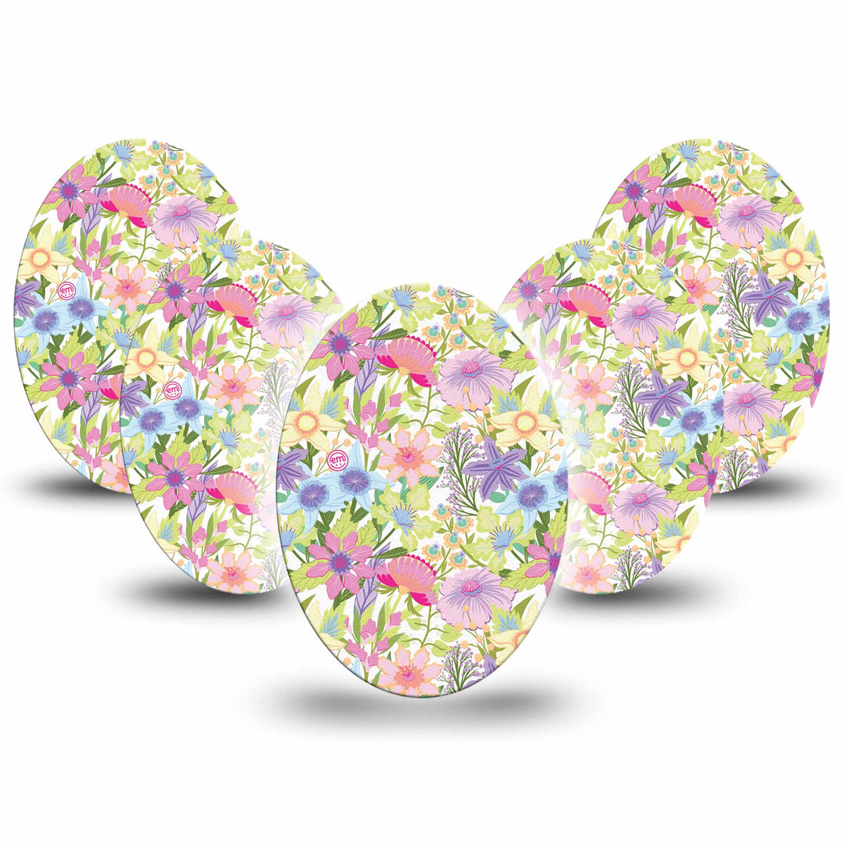 ExpressionMed Fantasy Florals Adhesive Patch Oval