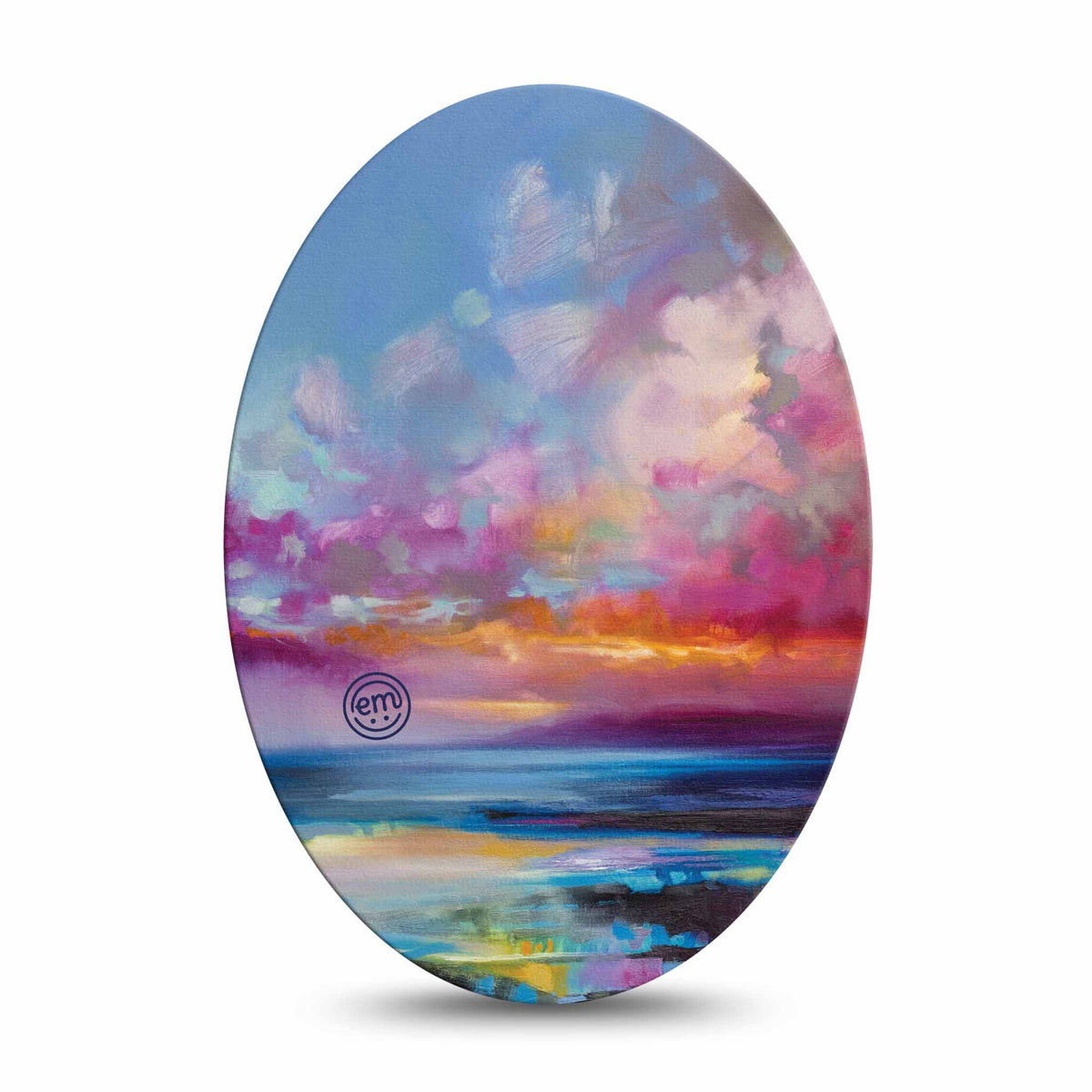 ExpressionMed Painted Skies Adhesive Patch Oval