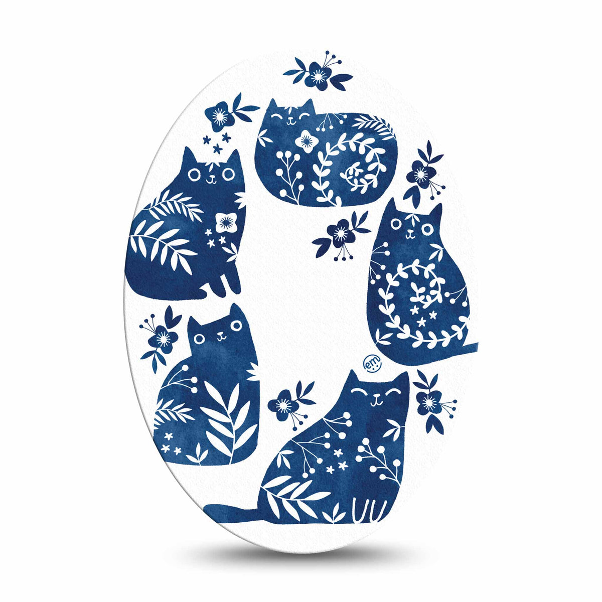 ExpressionMed Delft Kittens Adhesive Patch Oval