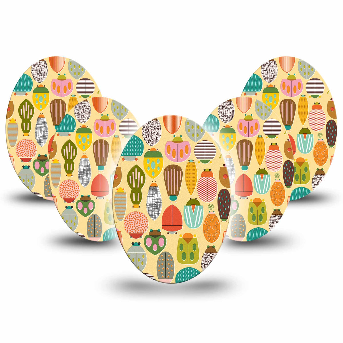 ExpressionMed Beetle Bop Adhesive Patch Oval