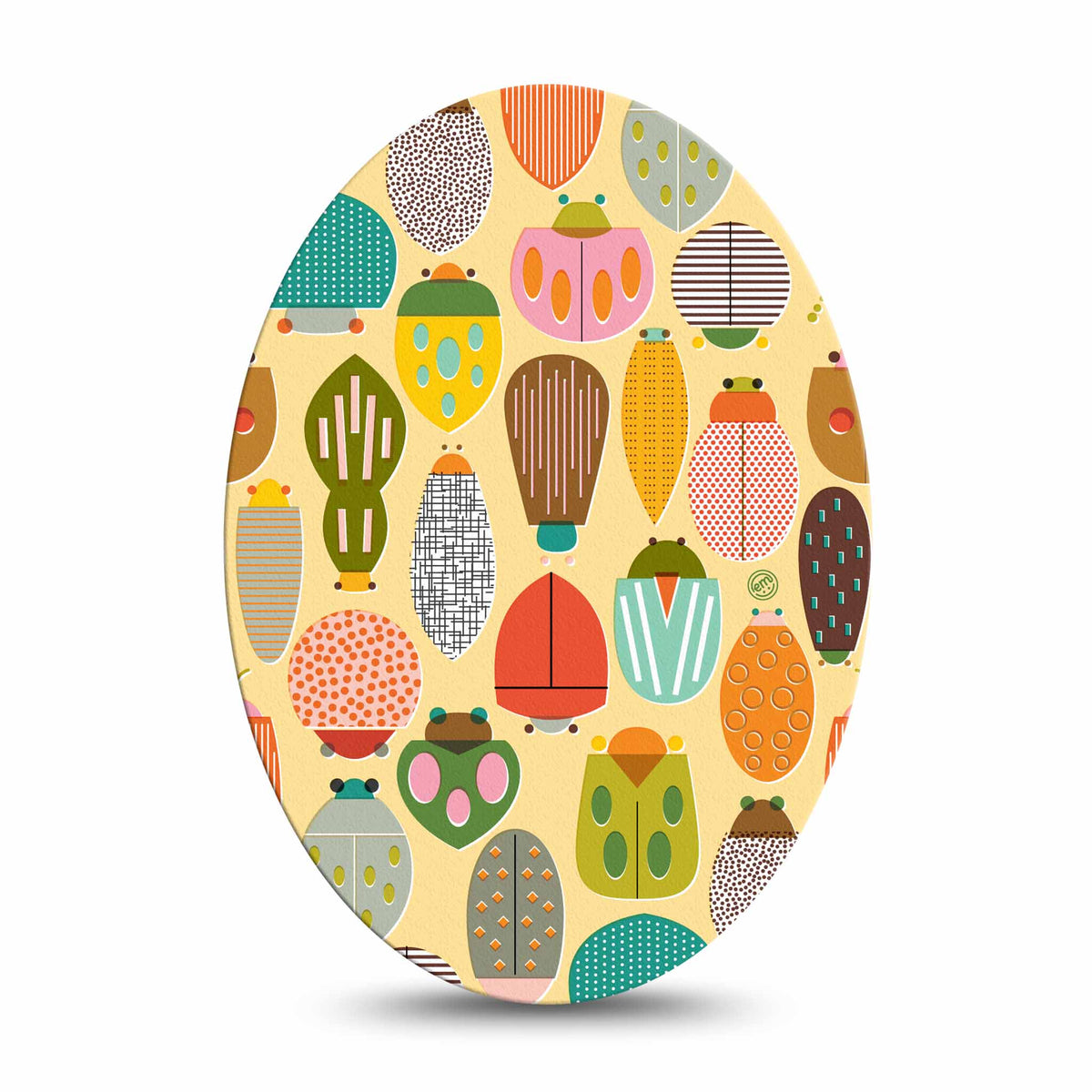 ExpressionMed Beetle Bop Adhesive Patch Oval