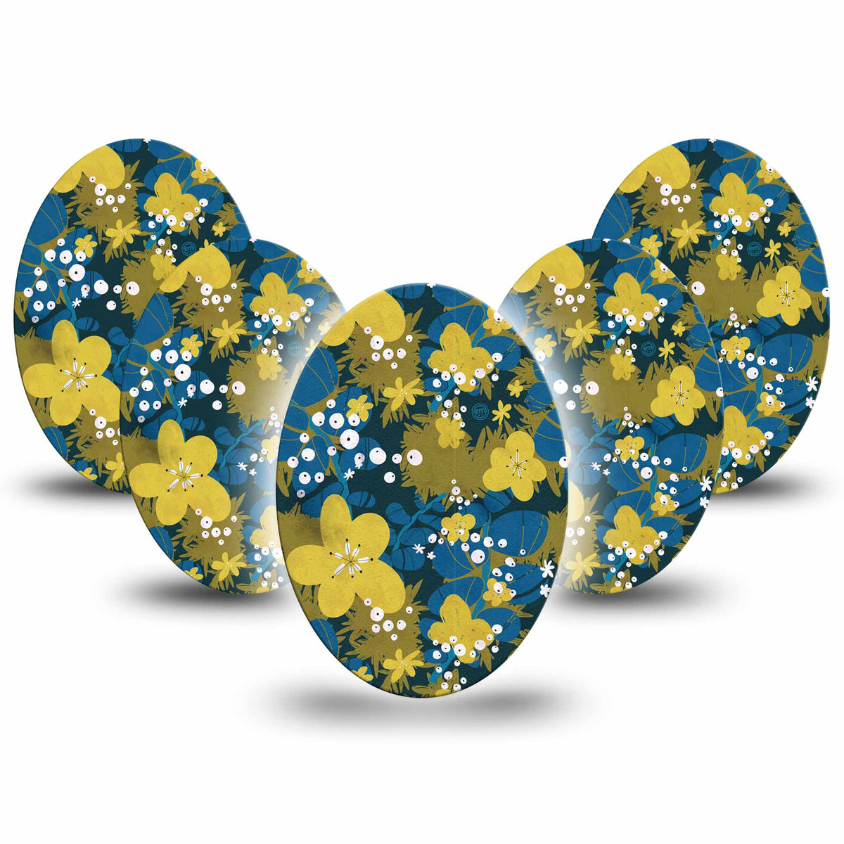 ExpressionMed Modern Petals Adhesive Patch Oval