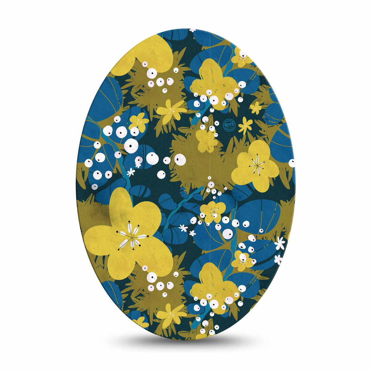 ExpressionMed Modern Petals Adhesive Patch Oval