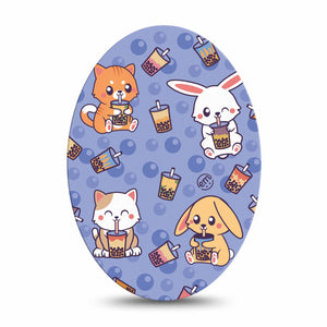 ExpressionMed Boba Buddies Adhesive Patch Oval