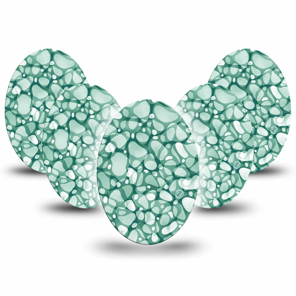 ExpressionMed Glass Pebbles Adhesive Patch Oval