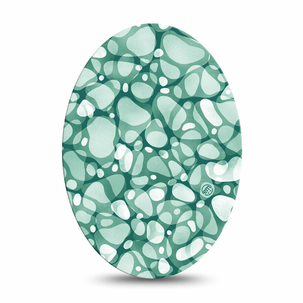 ExpressionMed Glass Pebbles Adhesive Patch Oval