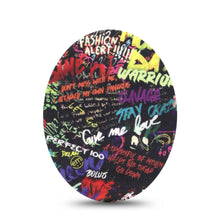ExpressionMed Tagged Graffiti Adhesive Patch Oval