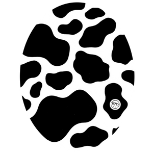 ExpressionMed Cow Print Adhesive Patch Oval