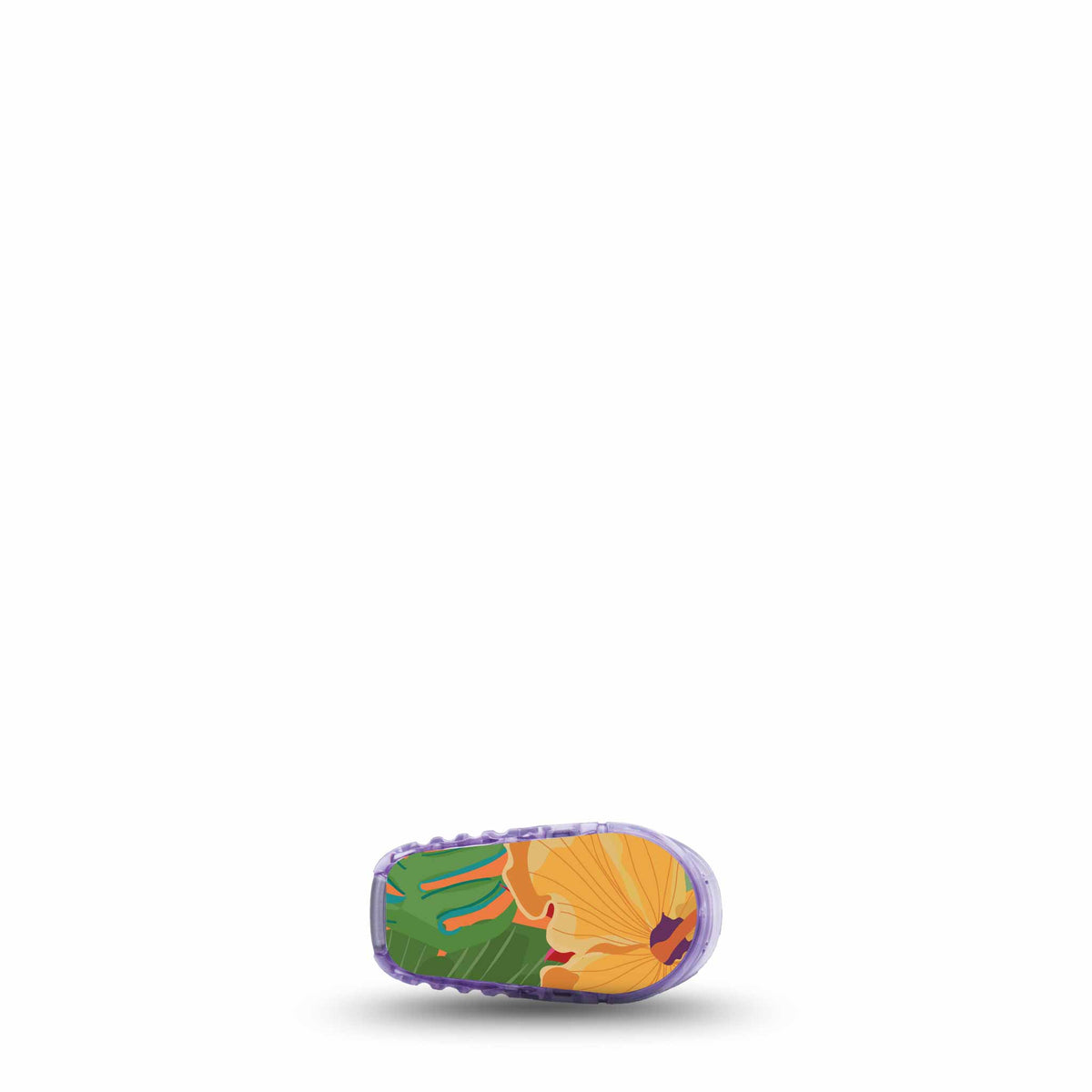 ExpressionMed Dexcom G6 Transmitter Sticker (Bright Hibiscus)