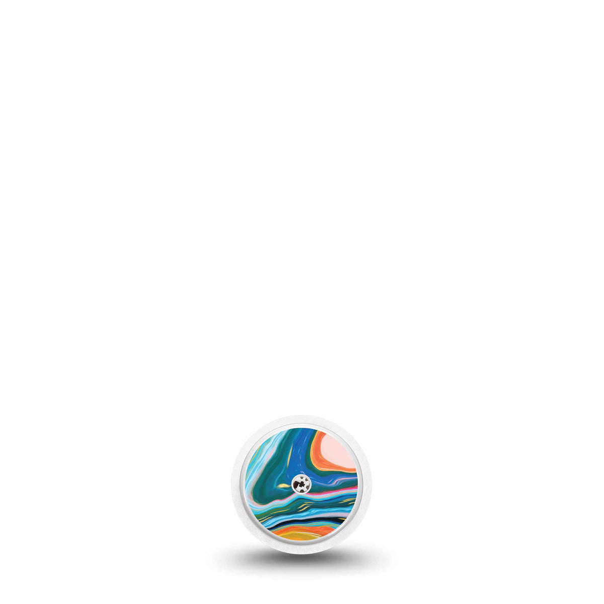 ExpressionMed Libre 2 Sensor Sticker (Colour Melting Swirl)
