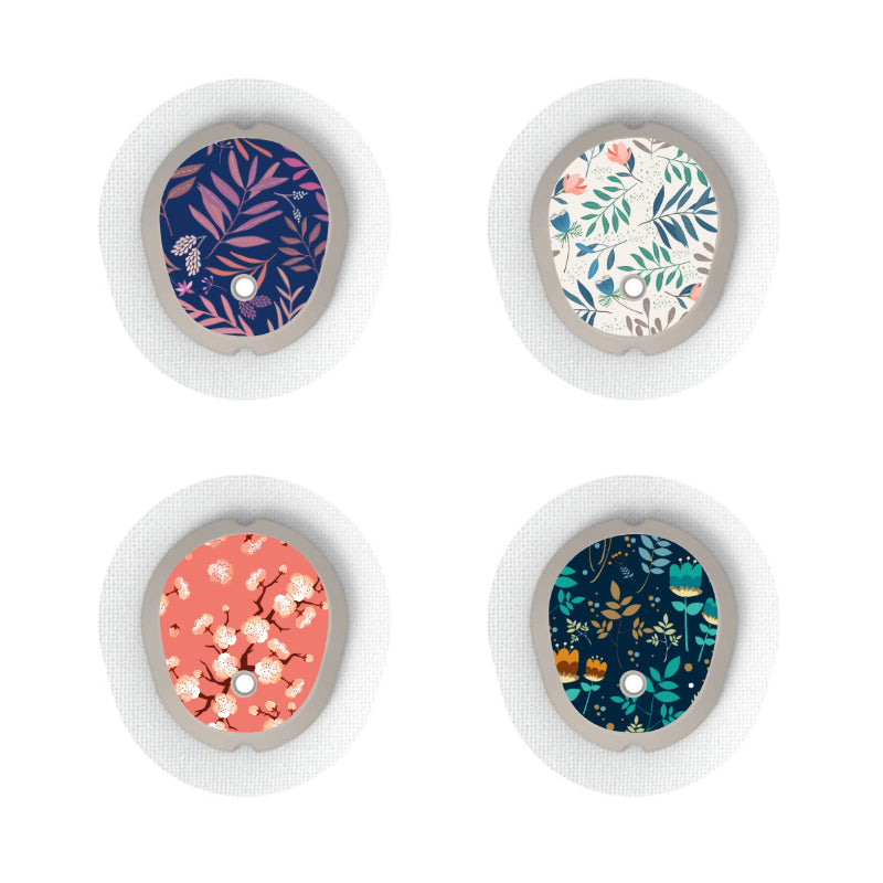 Dexcom G7/Dexcom ONE+ Sensor Sticker (Floral Collection) 4pk ...
