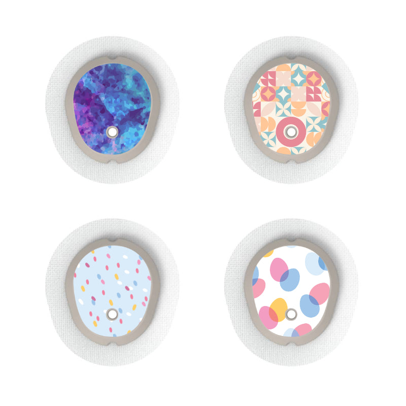 Dexcom G7/Dexcom ONE+ Sensor Sticker (Spring Collection) 4pk ...
