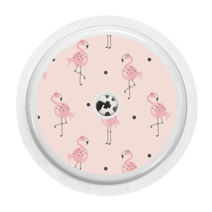 Freestyle Libre 2 Sensor Cover (Fancy Flamingos)