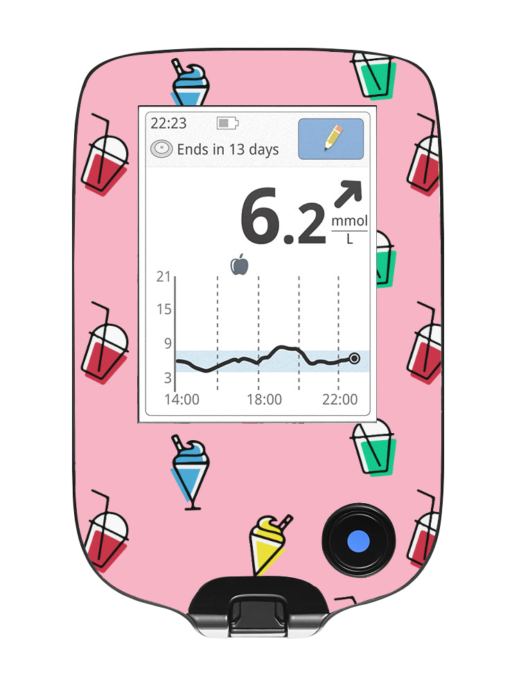 Freestyle Libre 2 Reader Sticker (Milkshake)