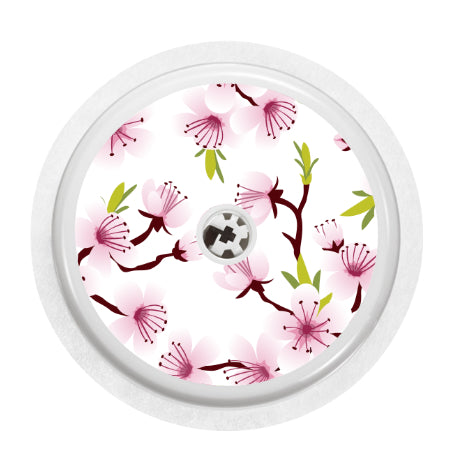 Freestyle Libre 2 Sensor Cover (White Cherry Blossom)