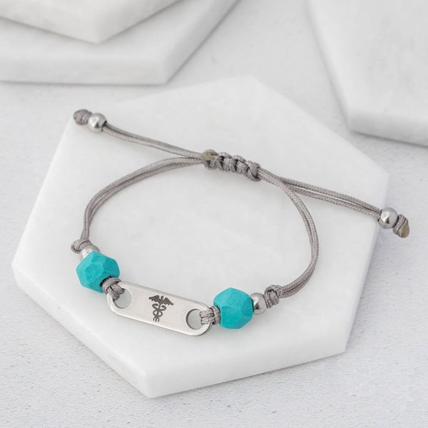 Butler & Grace Aqua Geo Bracelet