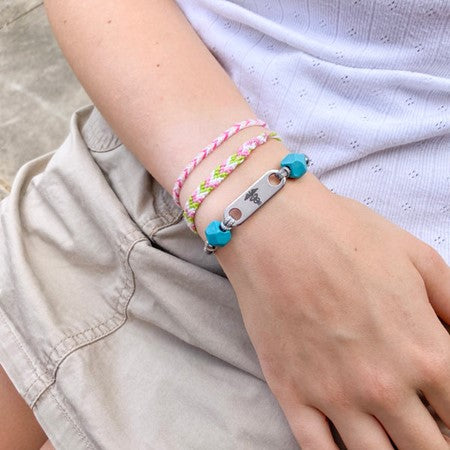Butler &amp; Grace Aqua Geo Bracelet