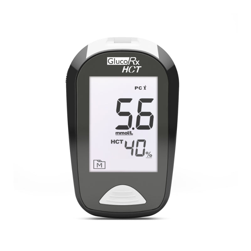 GlucoRx HCT Blood Glucose &amp; Ketone Meter Blood Glucose Monitoring System