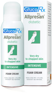 GlucoRx ALLPRESAN® DIABETIC FOAM CREAM INTENSIVE 10% Urea Dry and sensitive skin 300ml