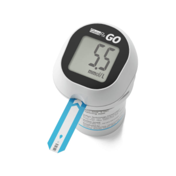 GlucoRx Go Blood Glucose Monitoring System