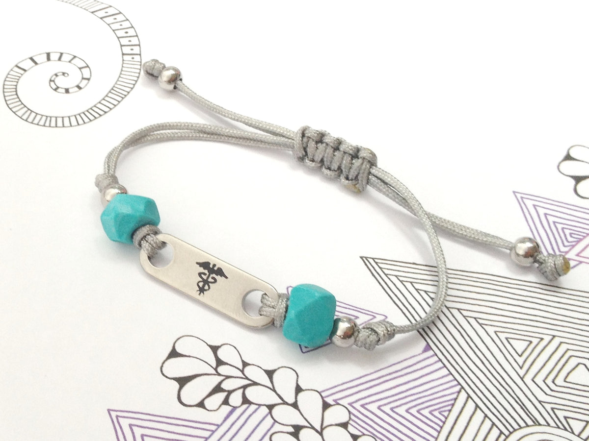 Butler &amp; Grace Aqua Geo Bracelet