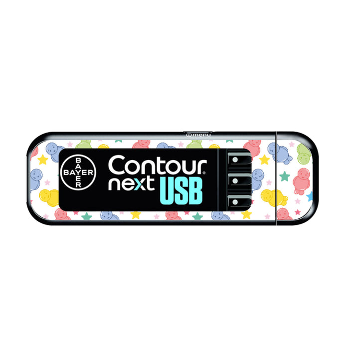 Bayer Contour Next USB Vinyl Sticker (Jelly Baby)