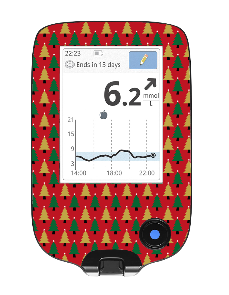 Freestyle Libre 2 Reader Sticker (Oh Christmas Tree)