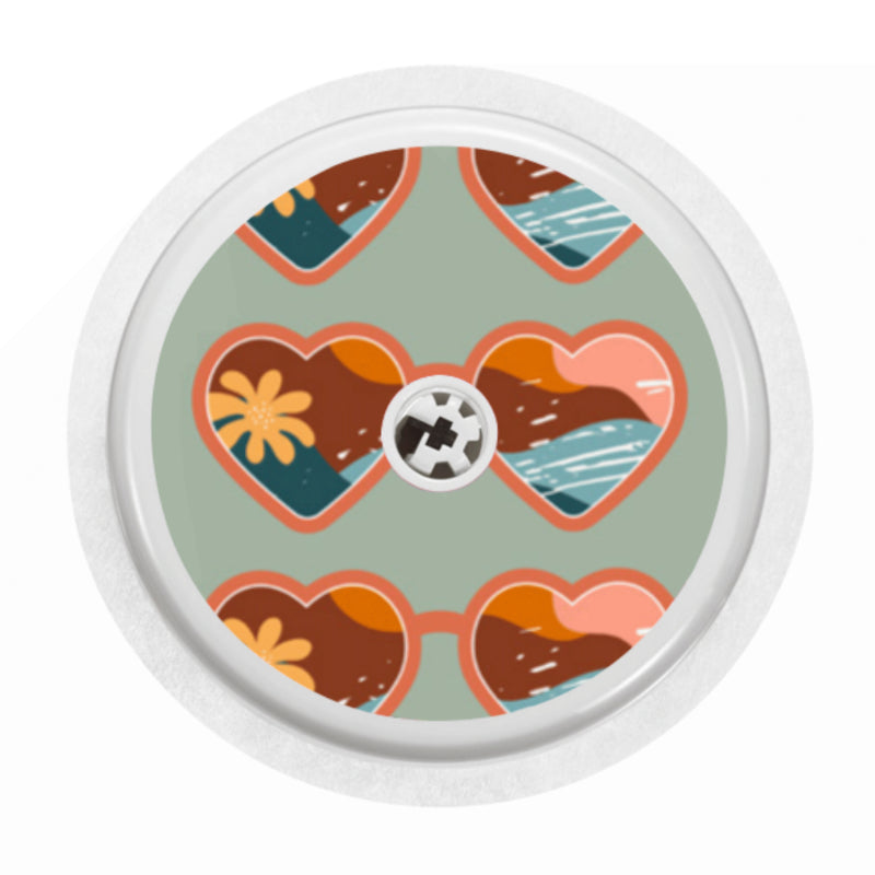 Freestyle Libre 2 Sensor Stickers (Summer Holiday 6 Pack)