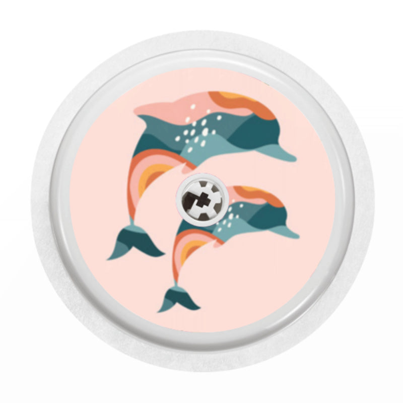 Freestyle Libre 2 Sensor Cover (Dancing Dolphins)