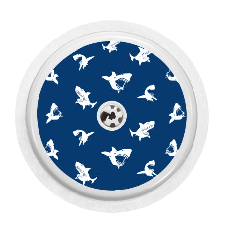 Freestyle Libre 2 Sensor Cover (Sharknado)