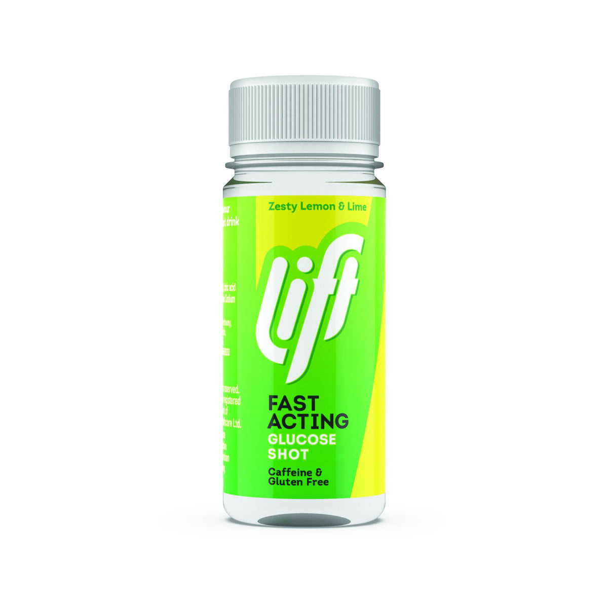 Box of 12 x Lift Zesty Lemon &amp; Lime Glucose Shots 60ml